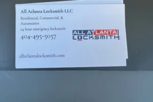 All Atlanta Locksmith Business Card